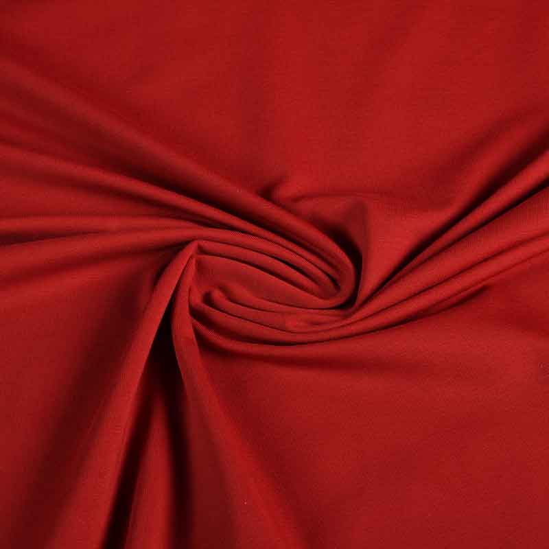 Tricot stof katoen stretch roest