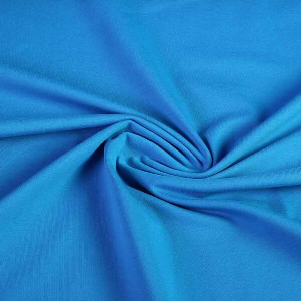 Tricot stof turquoise
