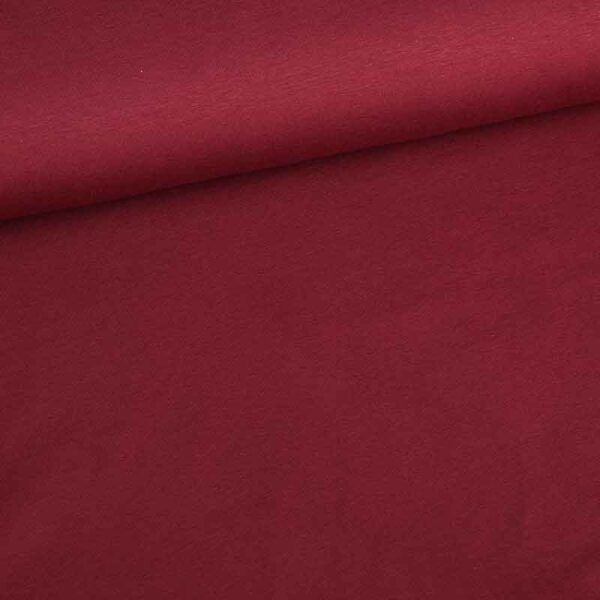 Tricot stof wijnrood