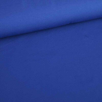 Tricot stof katoen kobalt