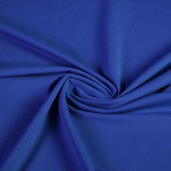 Tricot stof katoen kobalt