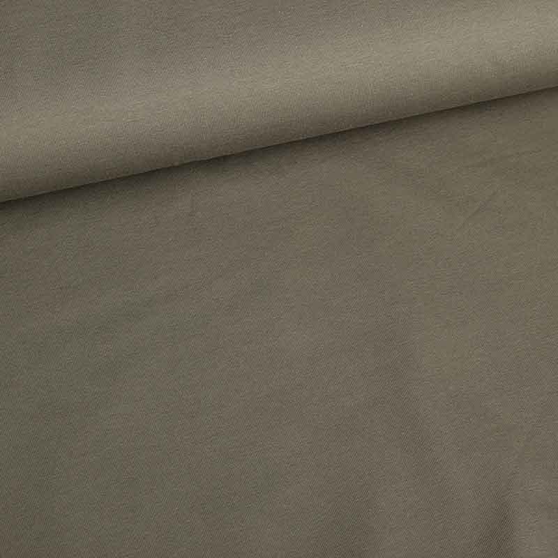 Tricot stof katoen army