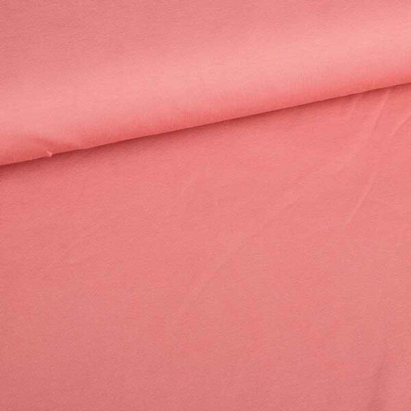 Tricot stof zalm