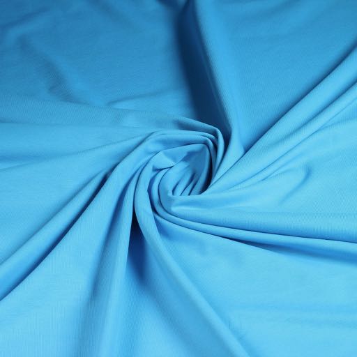 Tricot stof turquoise