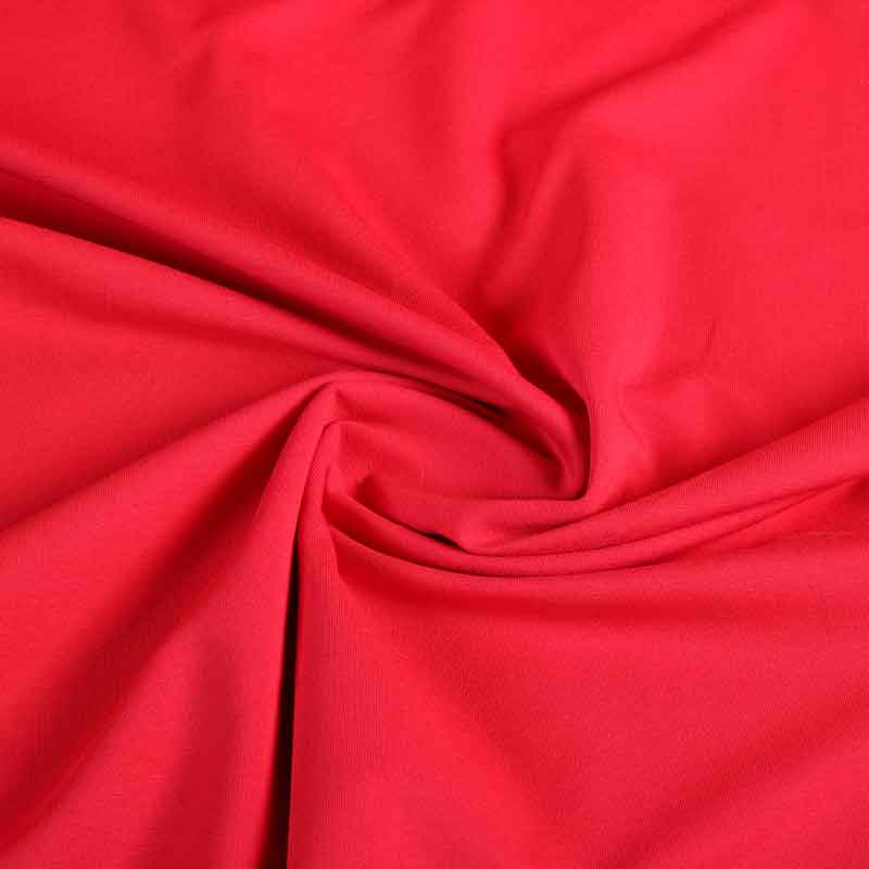 Tricot stof felrood