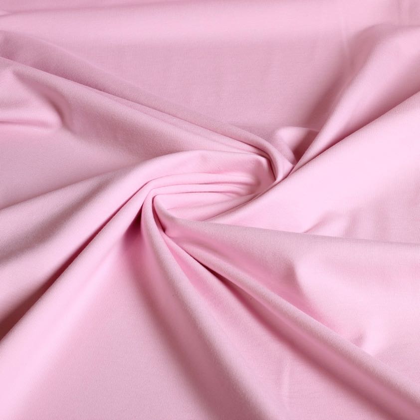 Tricot stof baby roze