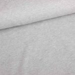 Tricot stof middengrijs melange