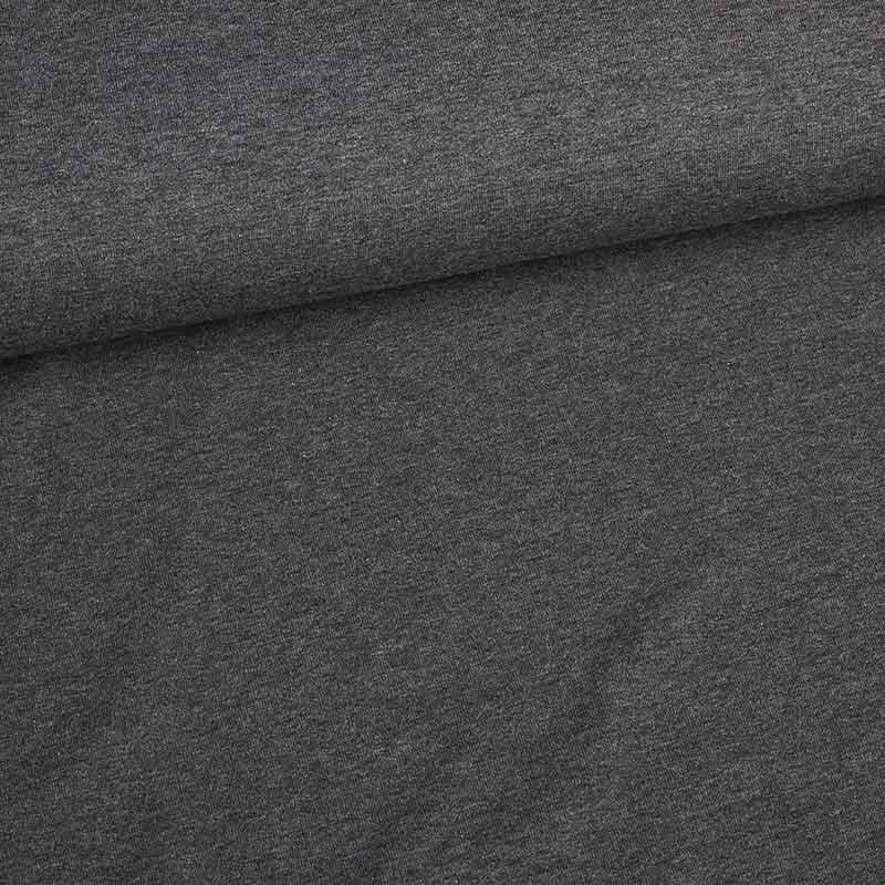 Tricot stof antraciet melange