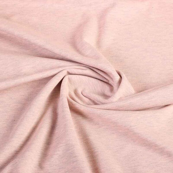 Tricot stof oudroze melange