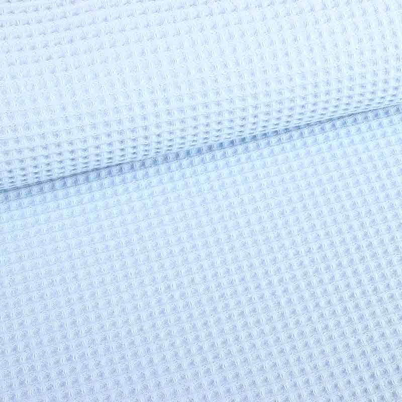 Wafelkatoen babyblauw