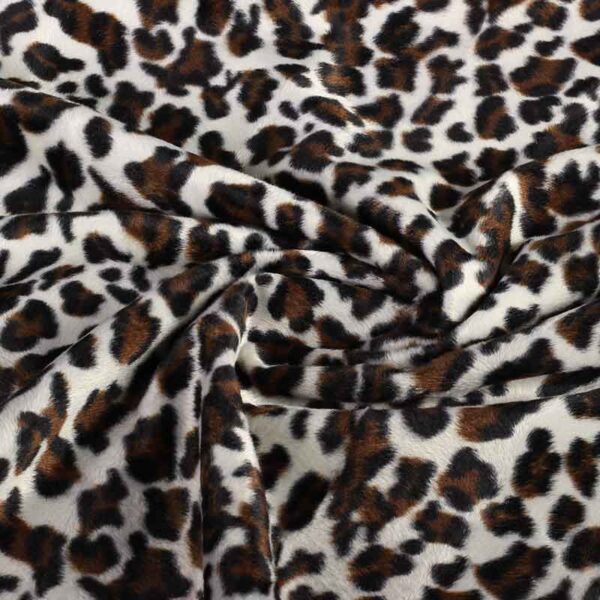 Velboa stof dierenprint jaguar