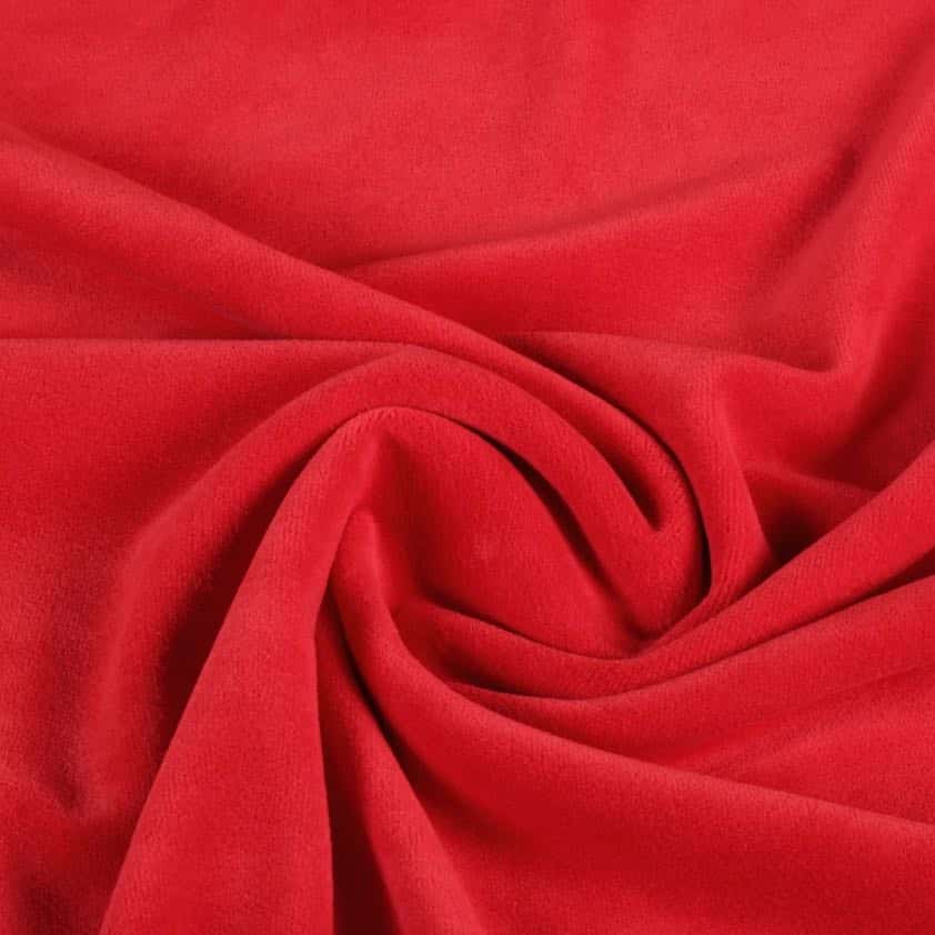 Nicky velours rood