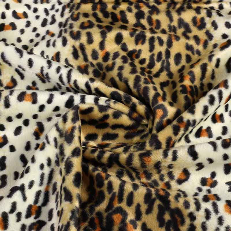 Velboa stof panter