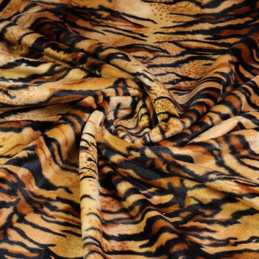 Velboa stof panter