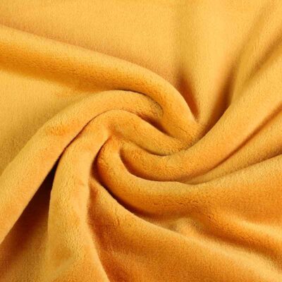 Wellness fleece okergeel