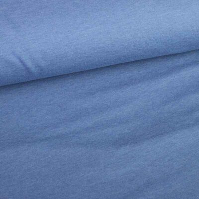 French Terry stof jeans melange