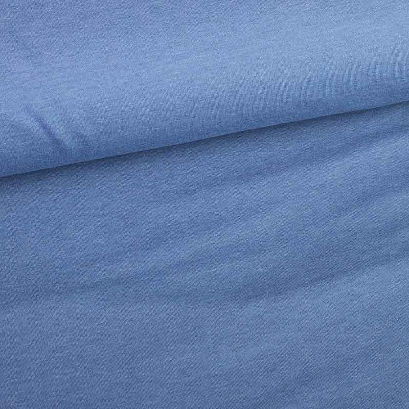 French Terry stof jeans melange