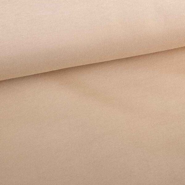 Jogging sweat stof gebrusht beige