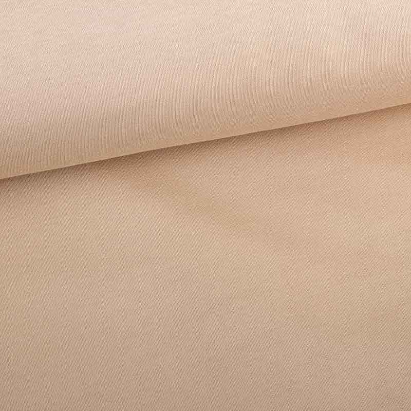 Jogging sweat stof gebrusht beige