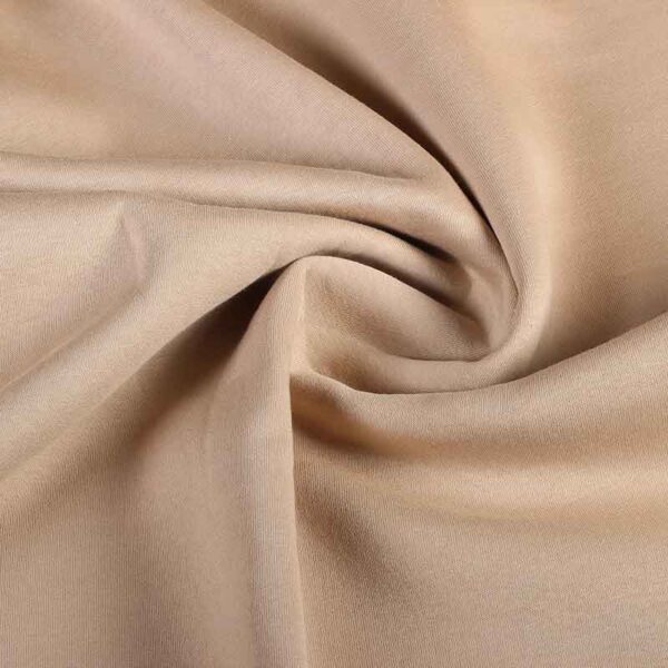 Jogging sweat stof gebrusht beige