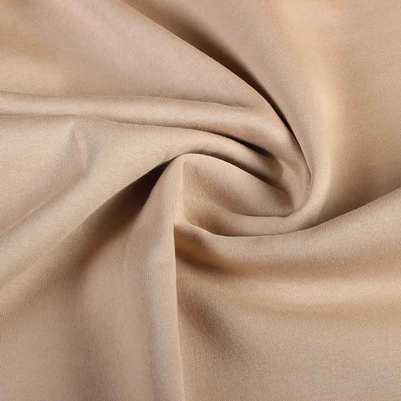 Jogging sweat stof gebrusht beige