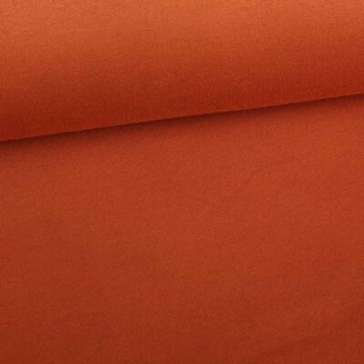 Jogging sweat stof gebrusht cognac