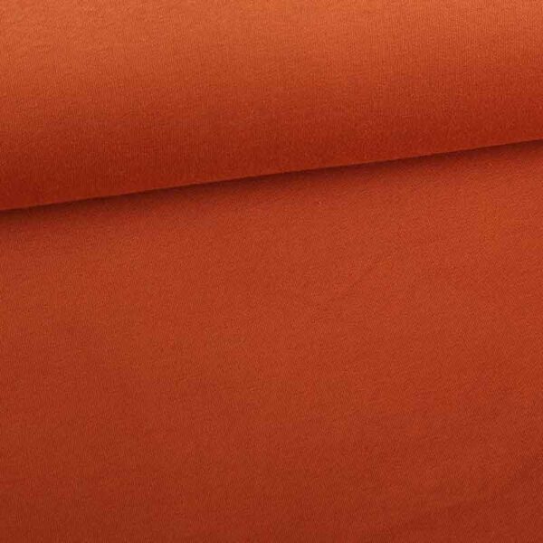 Jogging sweat stof gebrusht cognac