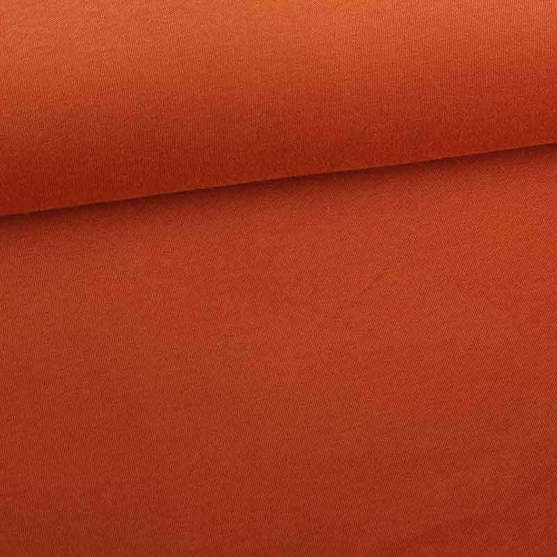 Jogging sweat stof gebrusht cognac