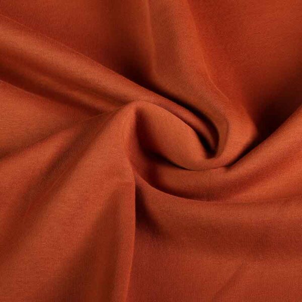 Jogging sweat stof gebrusht cognac