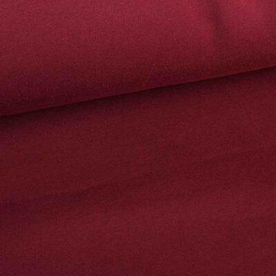 Jogging sweat stof gebrusht donker rood
