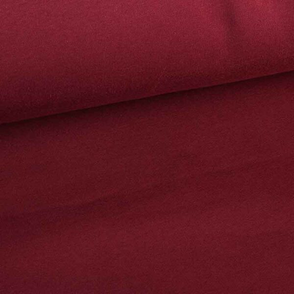 Jogging sweat stof gebrusht donker rood