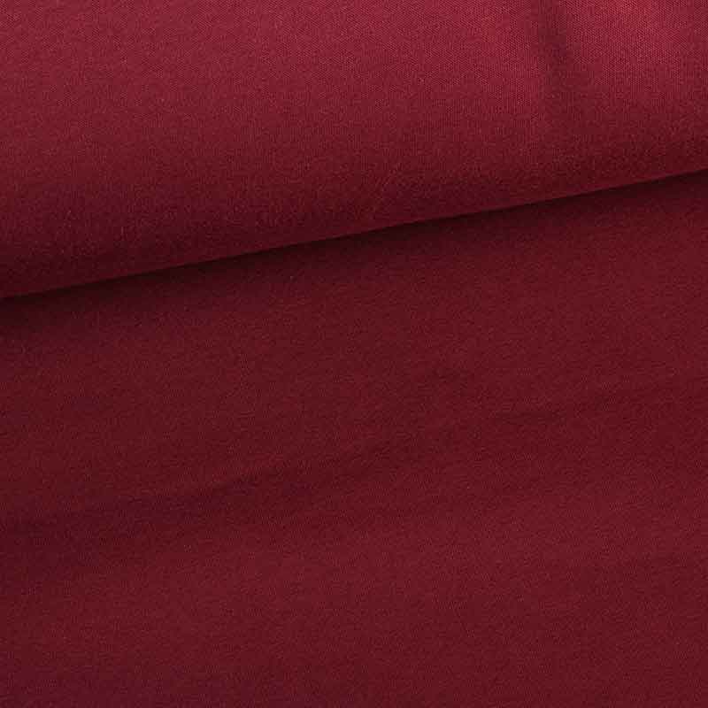 Jogging sweat stof gebrusht donker rood