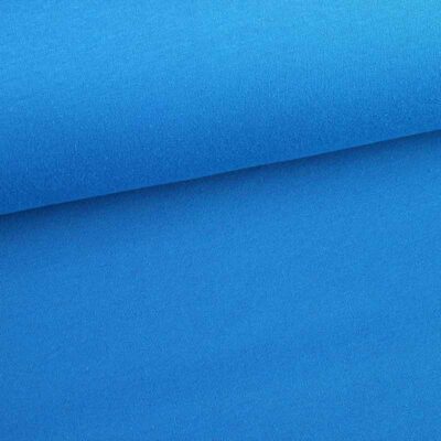 Jogging sweat stof gebrusht turquoise