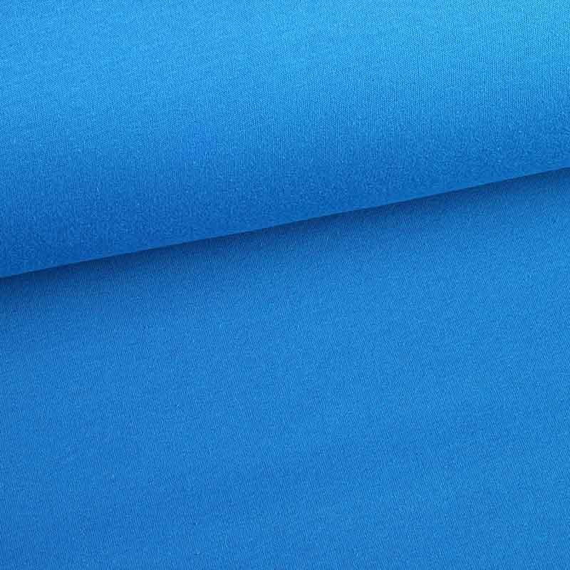 Jogging sweat stof gebrusht turquoise
