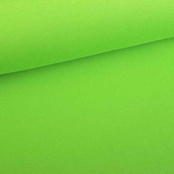Jogging sweat stof gebrusht lime