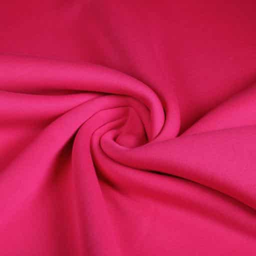 Jogging sweat stof gebrusht donker fuchsia