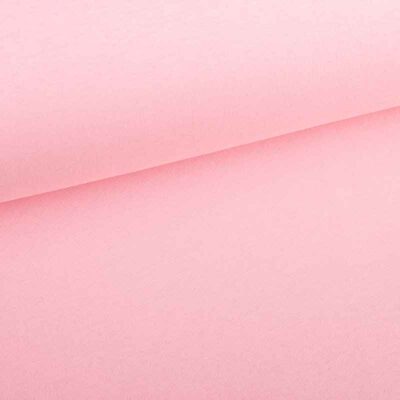 Jogging sweat stof gebrusht roze