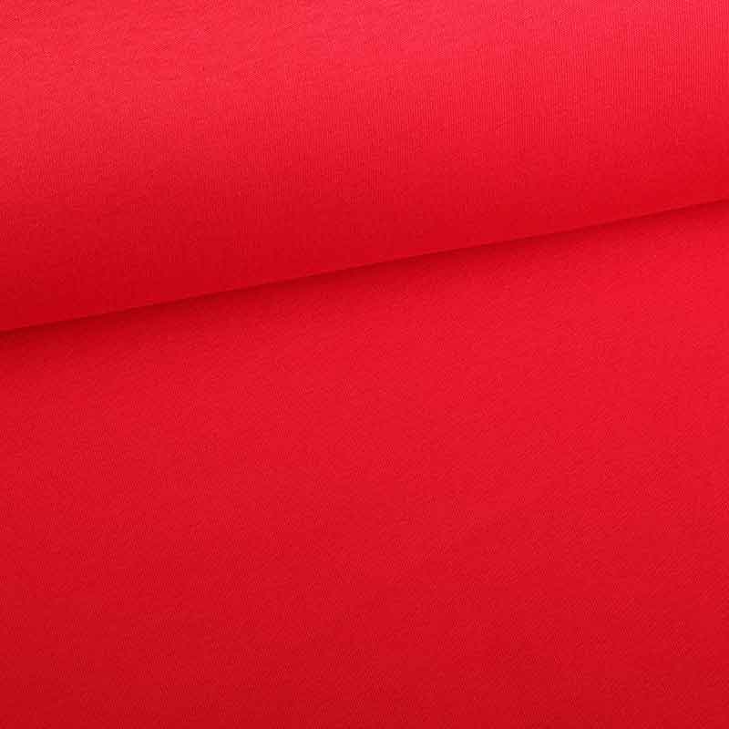 Jogging sweat stof gebrusht rood