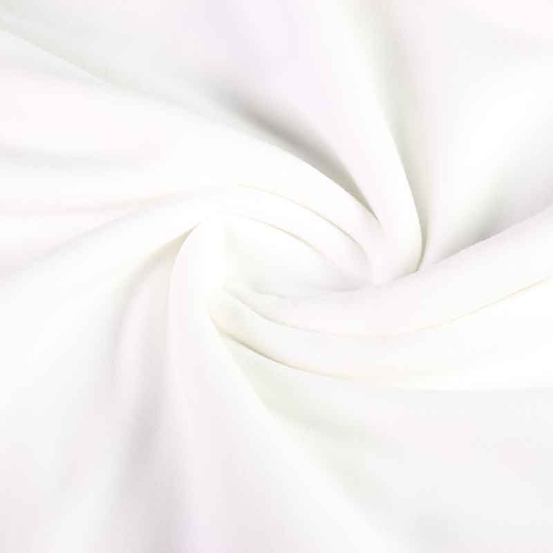 Fleece stof deluxe wit