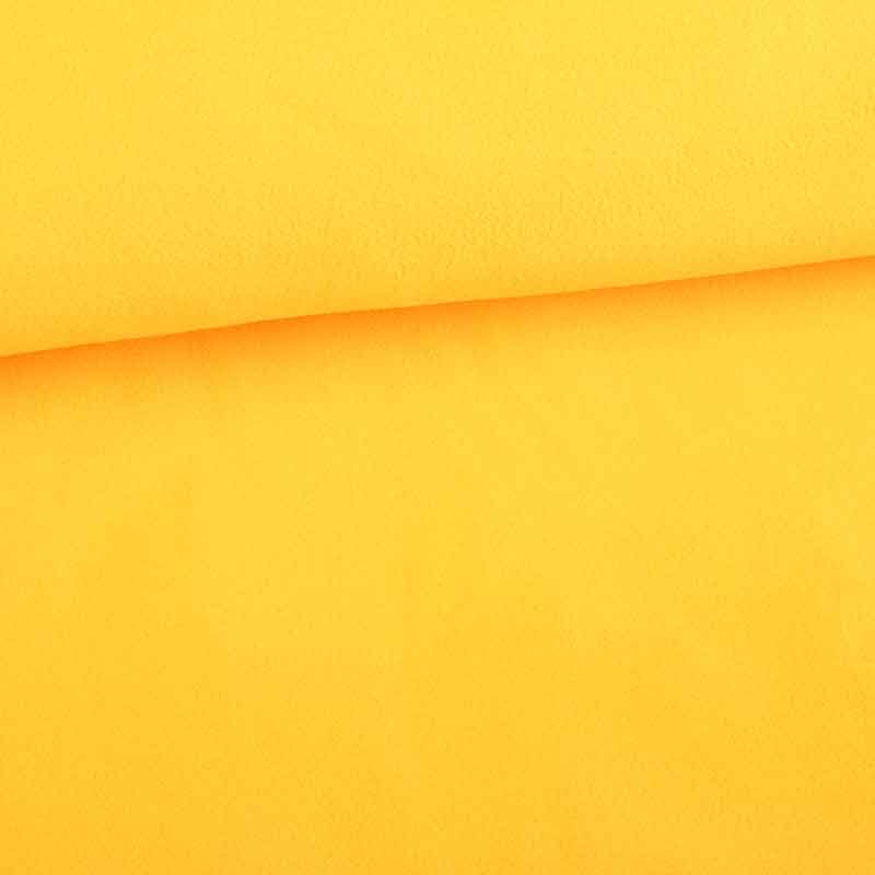 Fleece stof deluxe geel