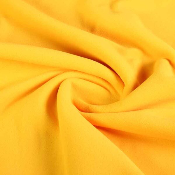 Fleece stof deluxe geel