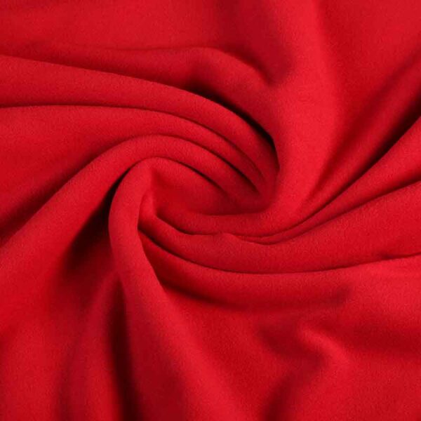 Fleece stof deluxe rood