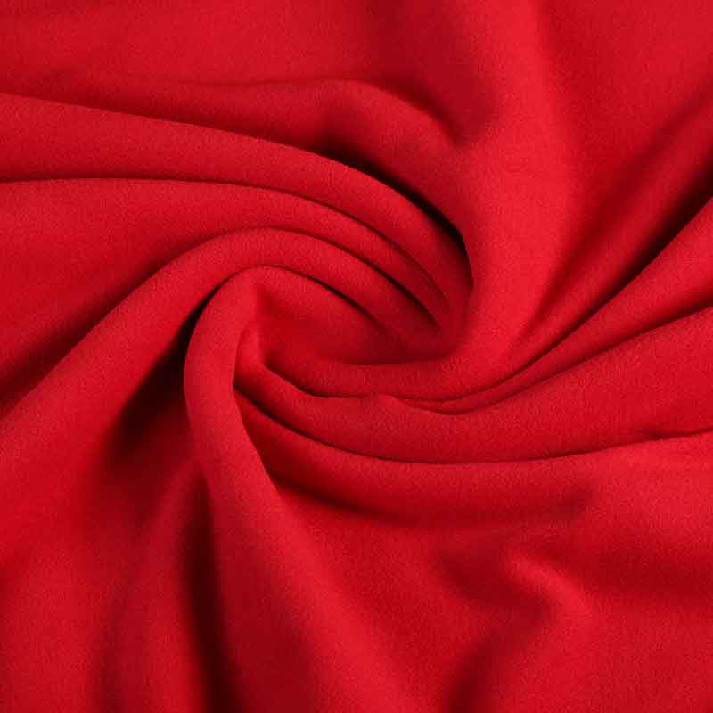 Fleece stof deluxe rood