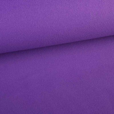 Fleece stof deluxe paars