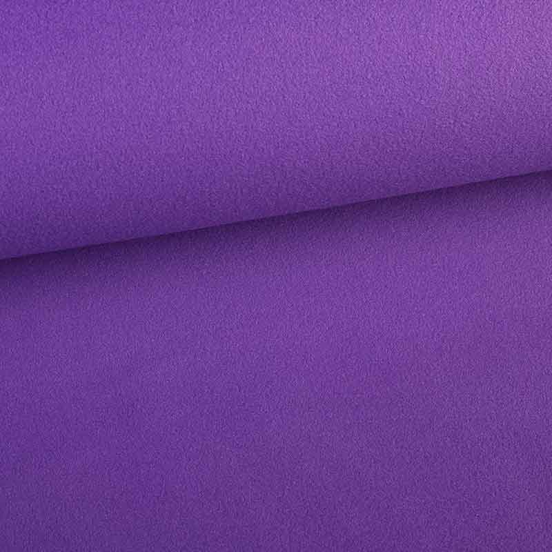Fleece stof deluxe paars