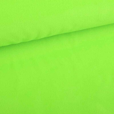 Fleece stof deluxe lime