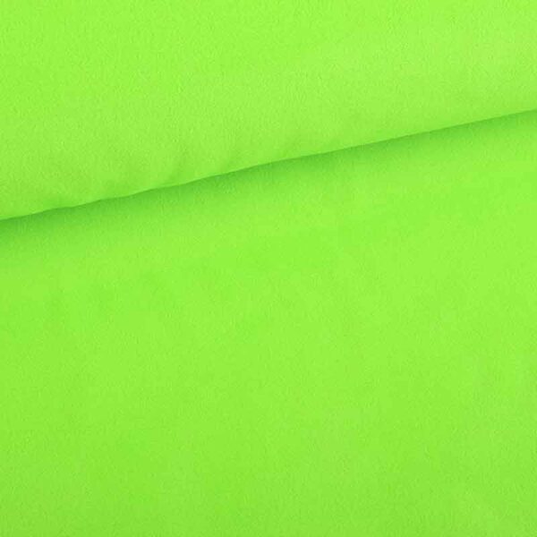 Fleece stof deluxe lime
