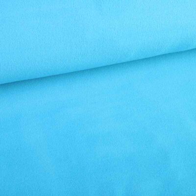 Fleece stof deluxe aqua