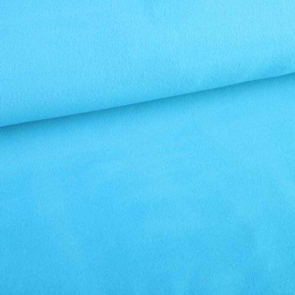 Fleece stof deluxe aqua