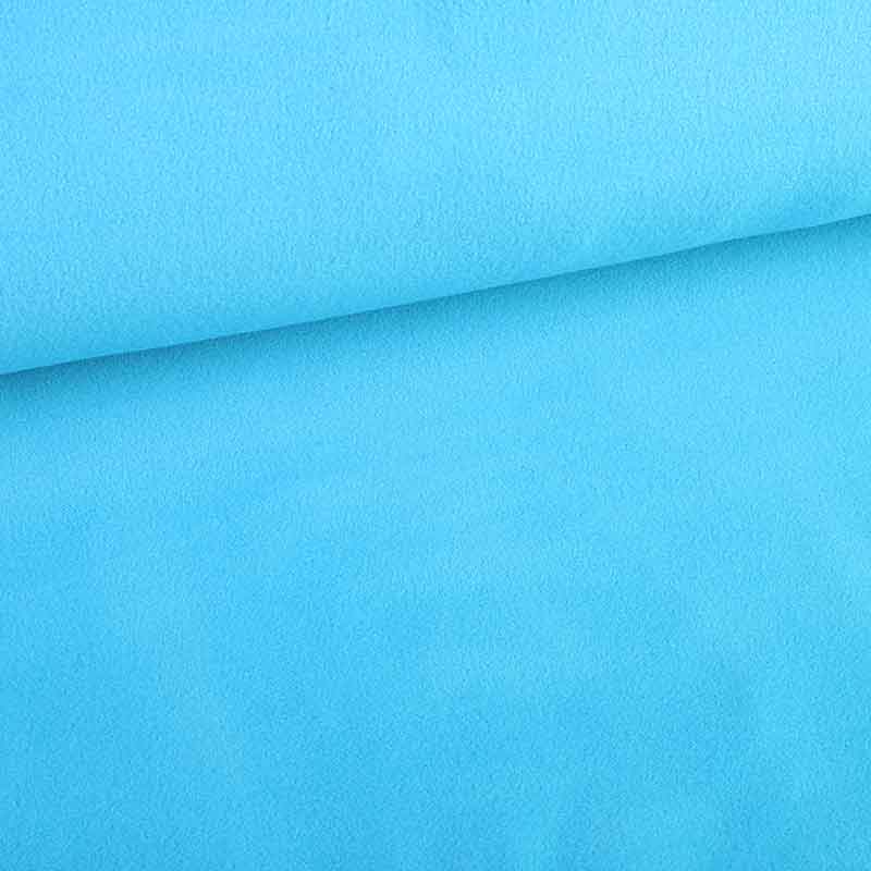 Fleece stof deluxe aqua
